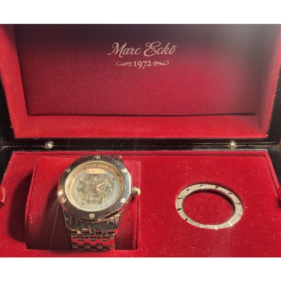 Marc Ecko e35000g1 Automatic Sphere Mechanical Machine Watch Visible Movement - Picture 1 of 13